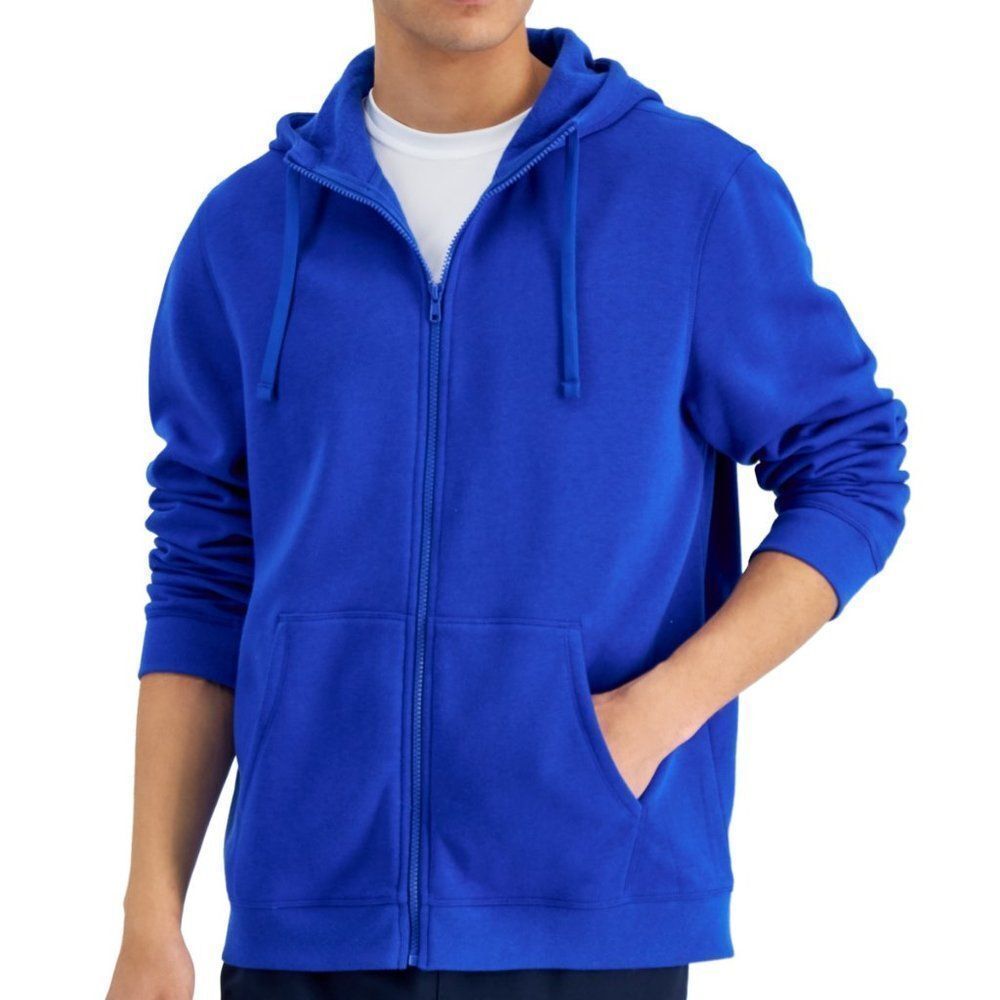 ID Ideology Men's Regular-Fit Solid Full-Zip Hoodie